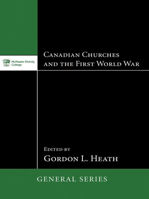 cover image of Canadian Churches and the First World War